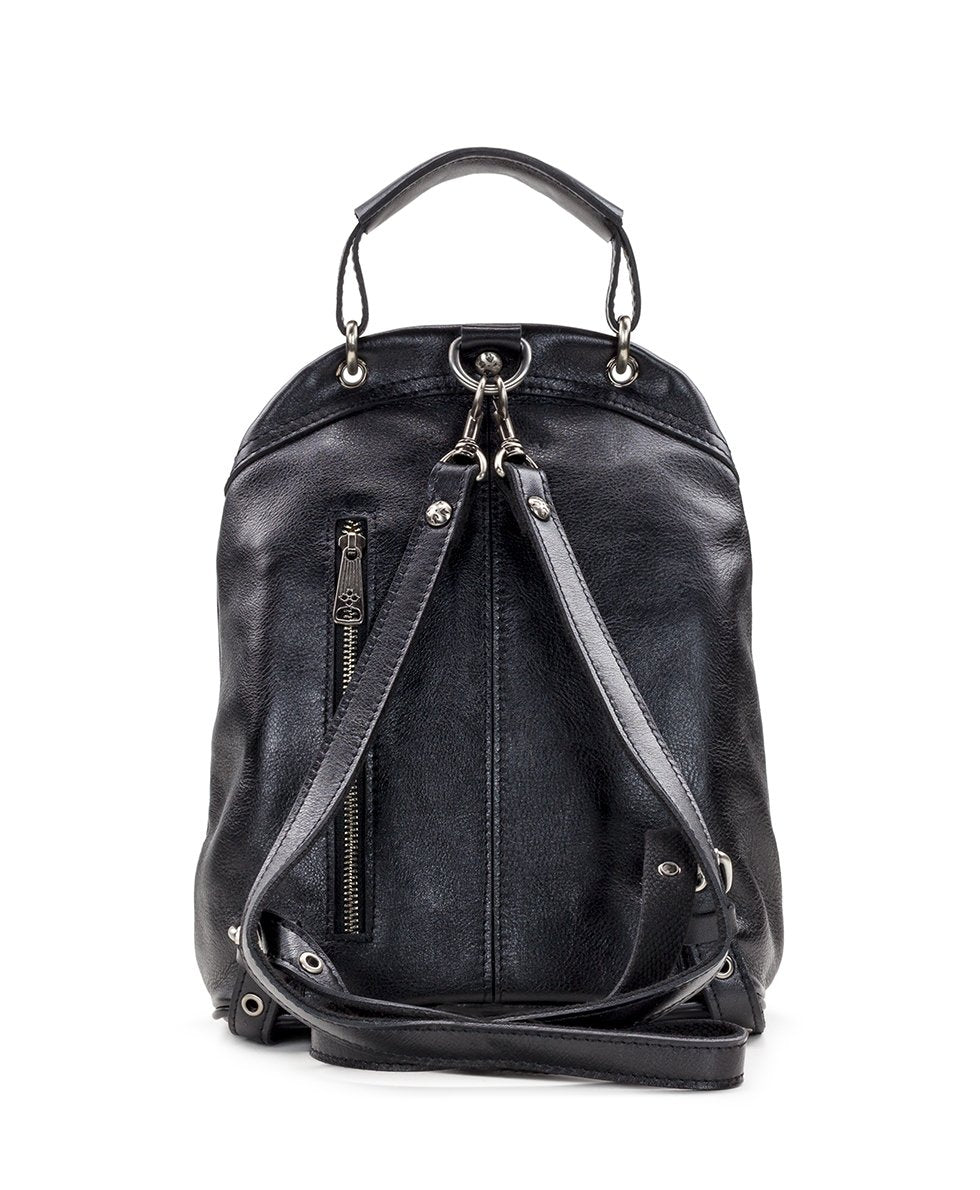 Patricia Nash Alencon Heritage Leather Backpack Black