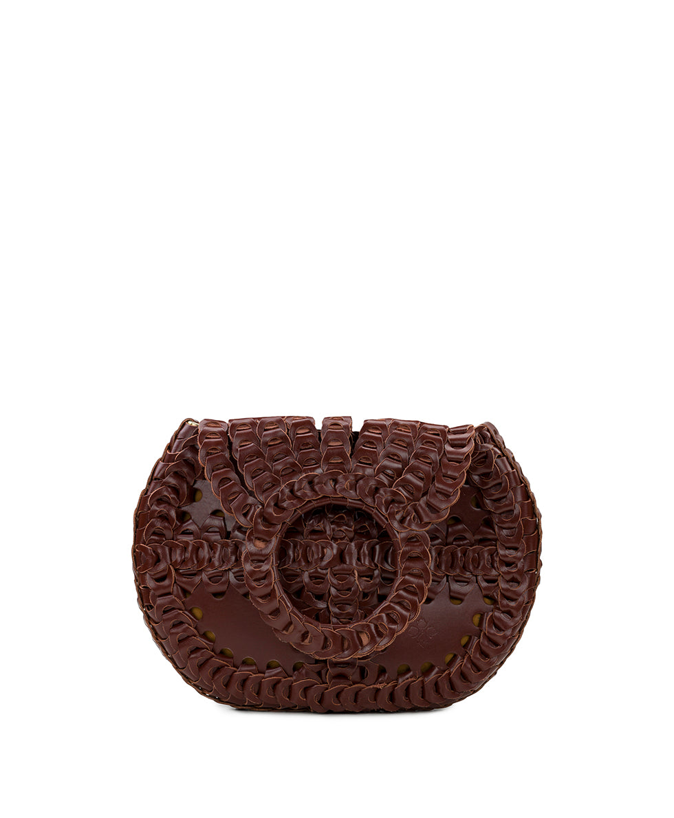 Female - Pisticci Flapover Crossbody Bag - Chainlink Leather - florence - by Patricia Nash - View 2 of 60