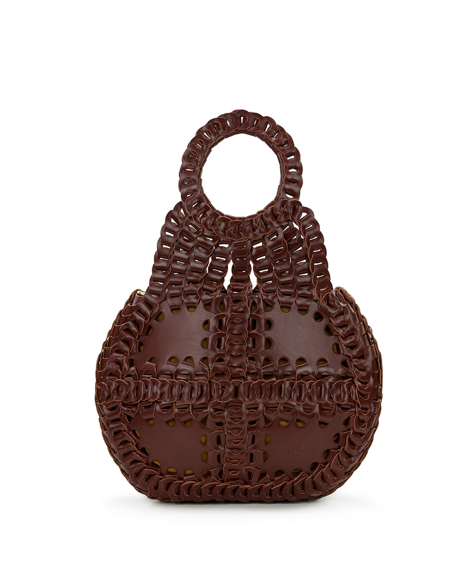 Female - Pisticci Flapover Crossbody Bag - Chainlink Leather - florence - by Patricia Nash - View 3 of 60