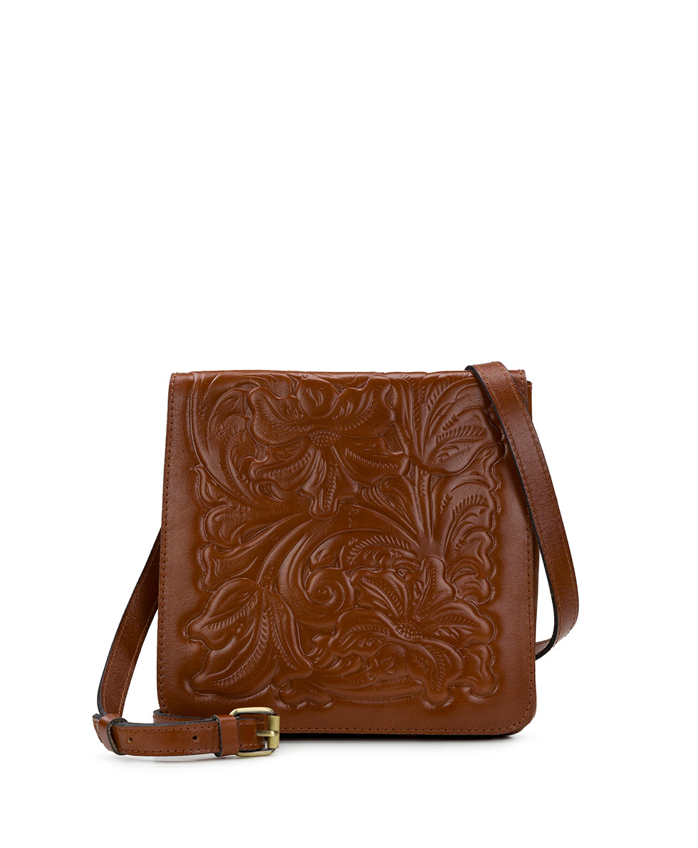 Patricia Nash Women s Granada Tooled Leather Crossbody Bag