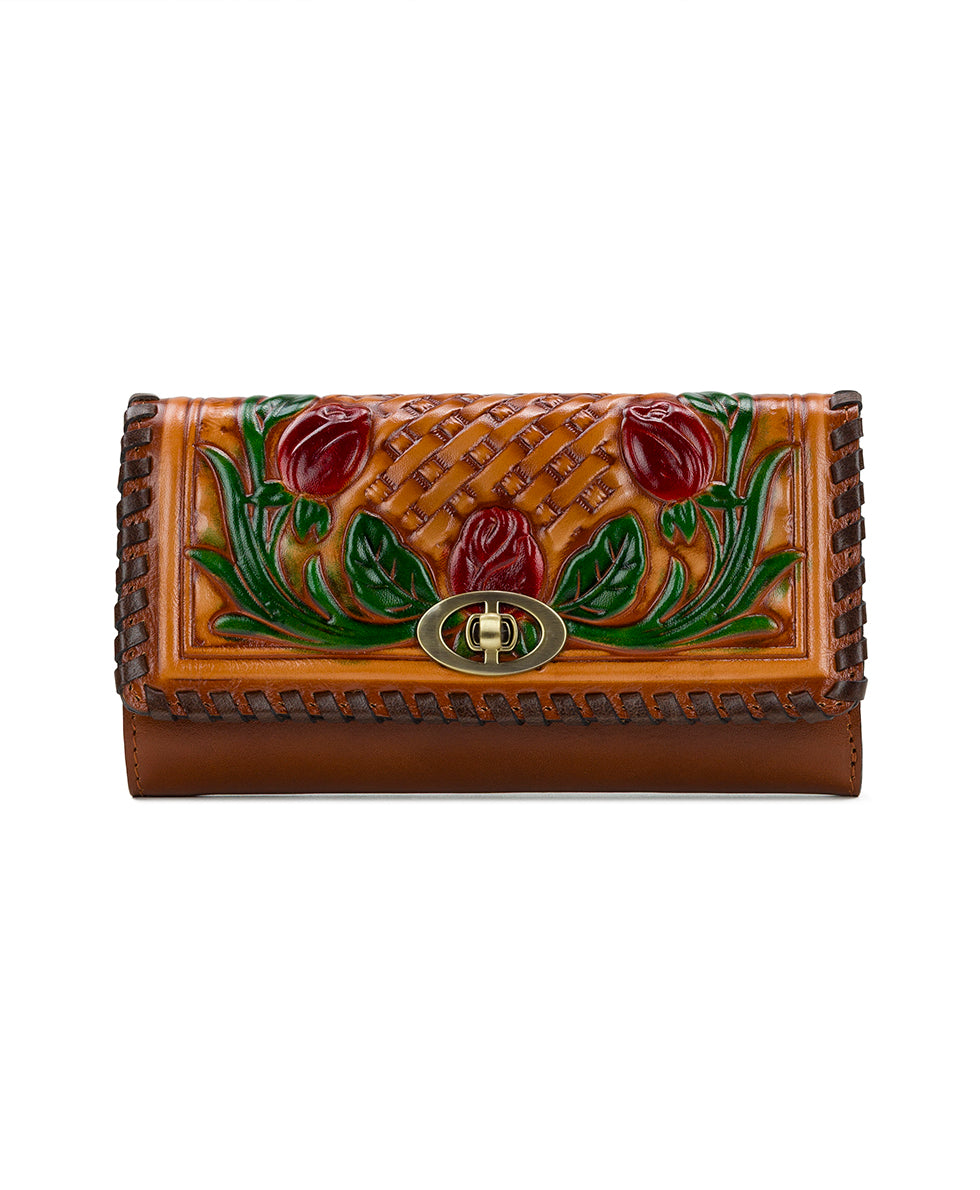 Terresa Wallet Western Lace Tooled