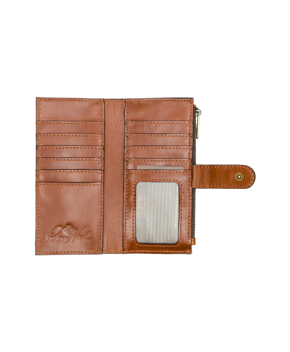 Nazari Bifold Wallet - Heritage - black - by Patricia Nash - View 3 of 9