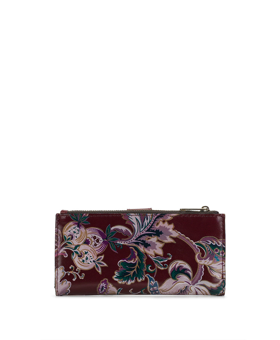 Female - Nazari Wallet - European Floral Tapestry - european floral tapestry - by Patricia Nash - View 2 of 4