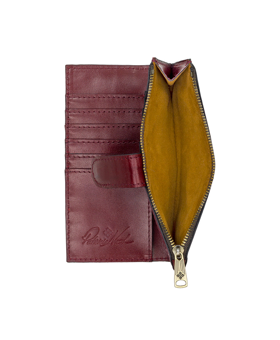Female - Nazari Wallet - European Floral Tapestry - european floral tapestry - by Patricia Nash - View 4 of 4