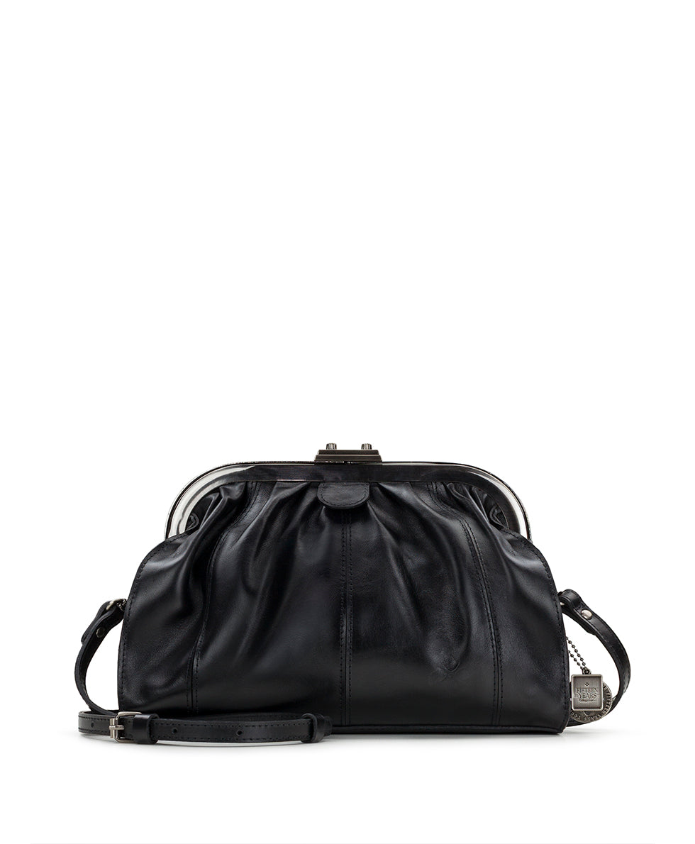 Female - Verbania Frame - Vintage Distressed Leather - black - by Patricia Nash - View 1 of 15