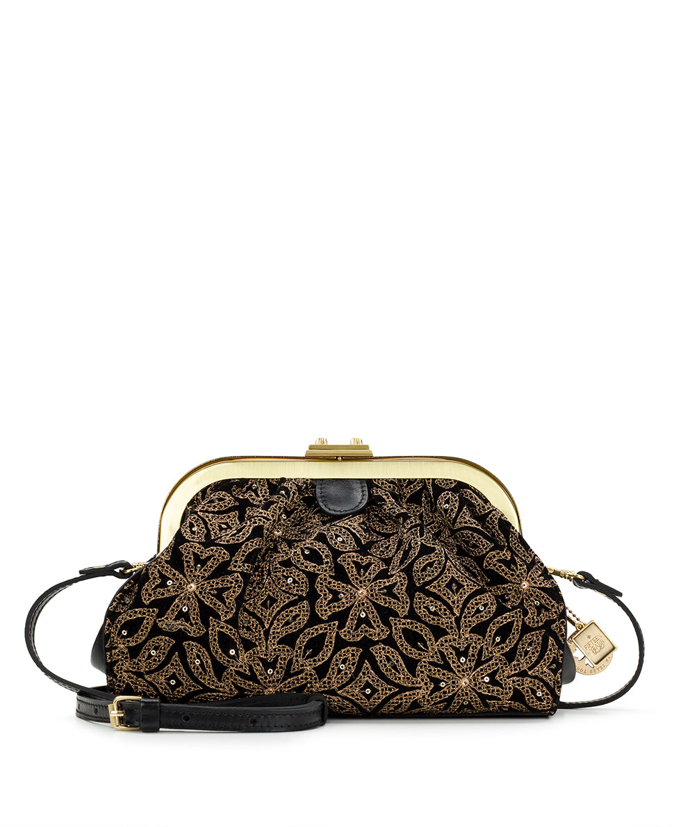 Female - Verbania Frame - Naoko Velvet - gold - by Patricia Nash - View 1 of 5