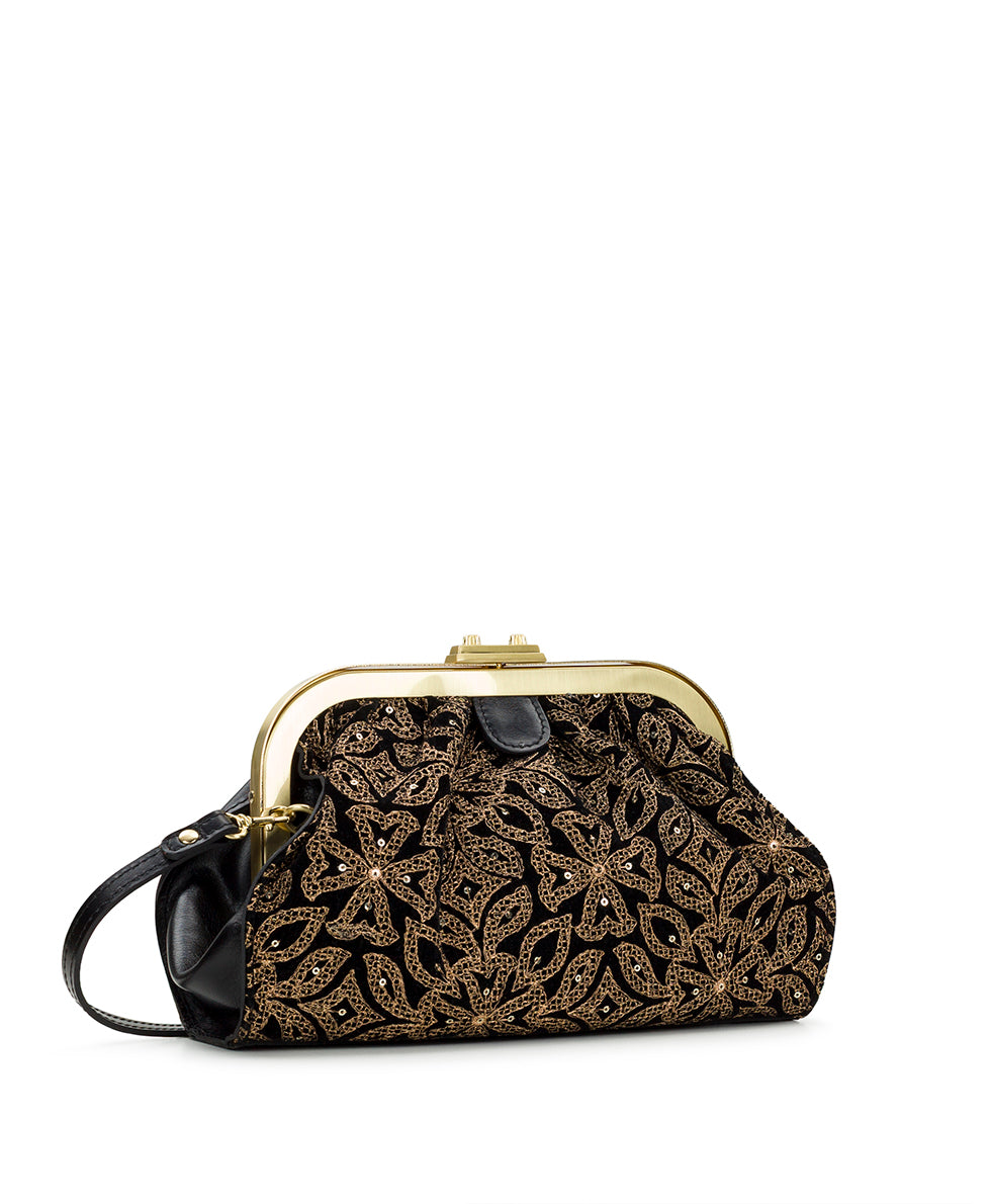 Female - Verbania Frame - Naoko Velvet - gold - by Patricia Nash - View 3 of 5
