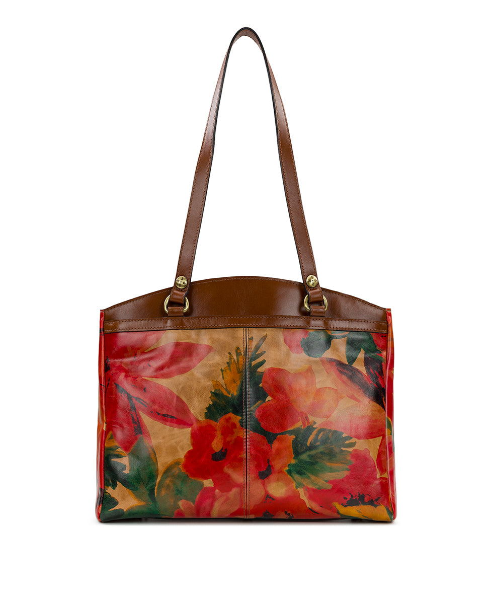 Store Patricia Nash Tooled Leather Tote Bag Poppy