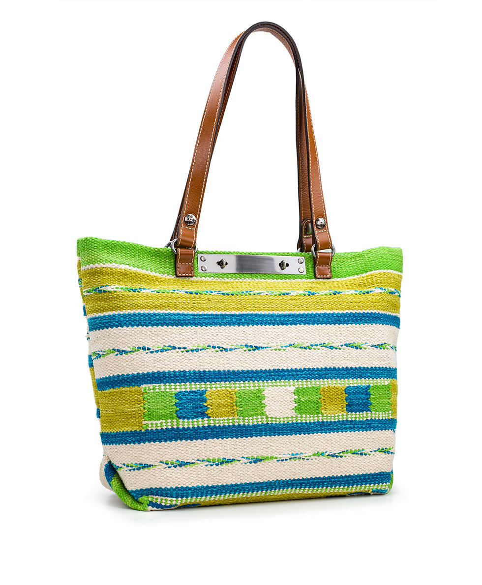 Chennai Tote - Hand Loomed - magenta multi - by Patricia Nash - View 3 of 19