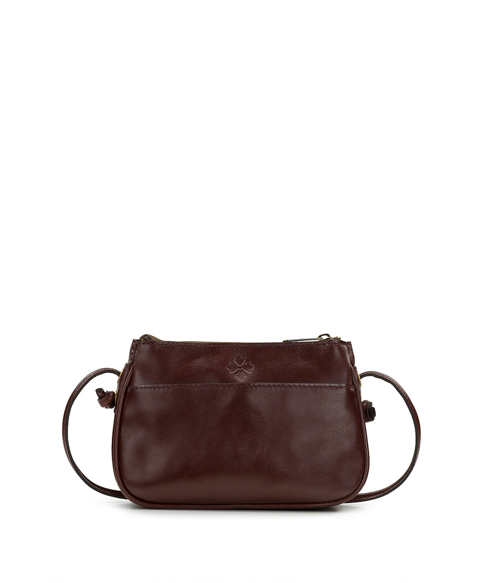 Female - Bacoli Crossbody - Cavo Border Tooled - british tan - by Patricia Nash - View 3 of 10