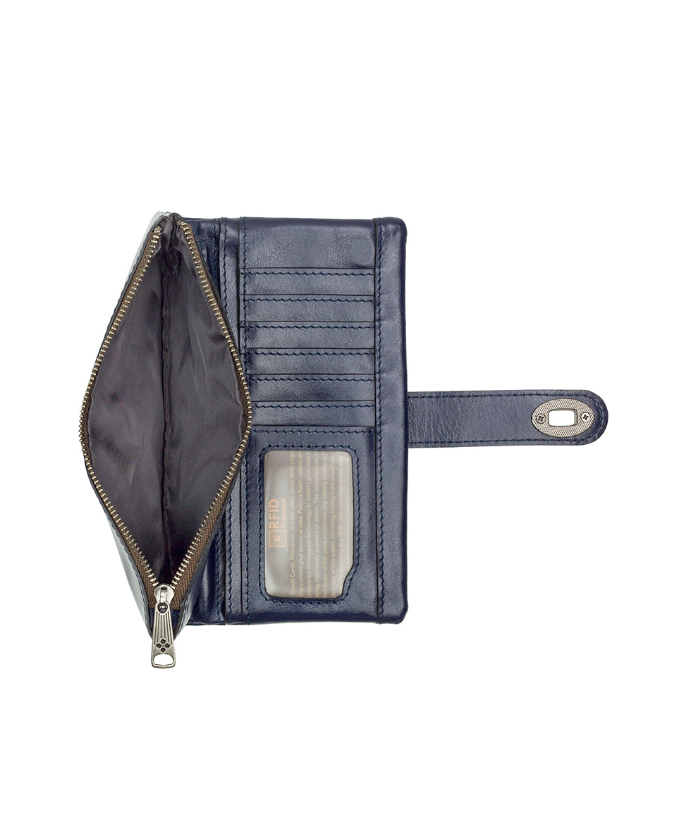 Annesley Wristlet - Vintage Distressed Leather - oxblood - by Patricia Nash - View 8 of 40