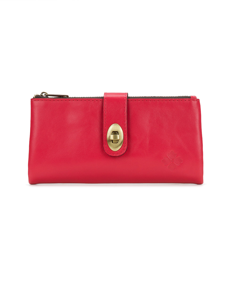 Annesley Wristlet - Vintage Distressed Leather - oxblood - by Patricia Nash - View 1 of 40