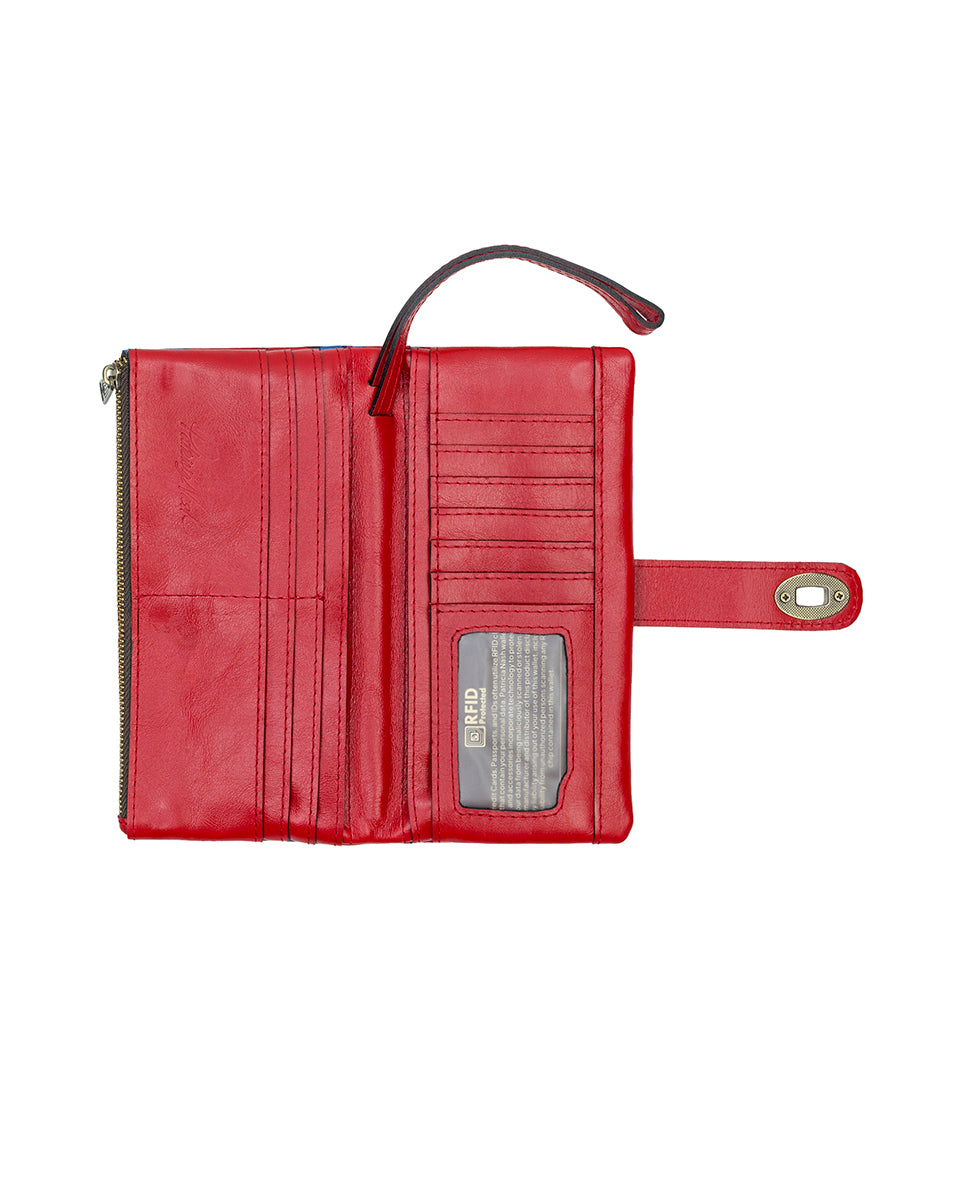 Female - Annesley Wristlet - Grecian Rose Print - grecian rose print - by Patricia Nash - View 3 of 4