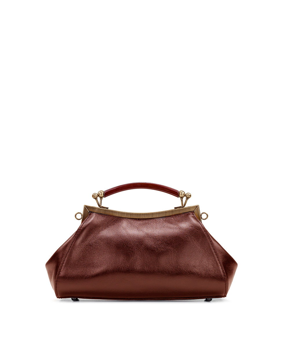 Kelmscott Frame - Vintage Vegetable Tanned Leather - british tan - by Patricia Nash - View 2 of 5