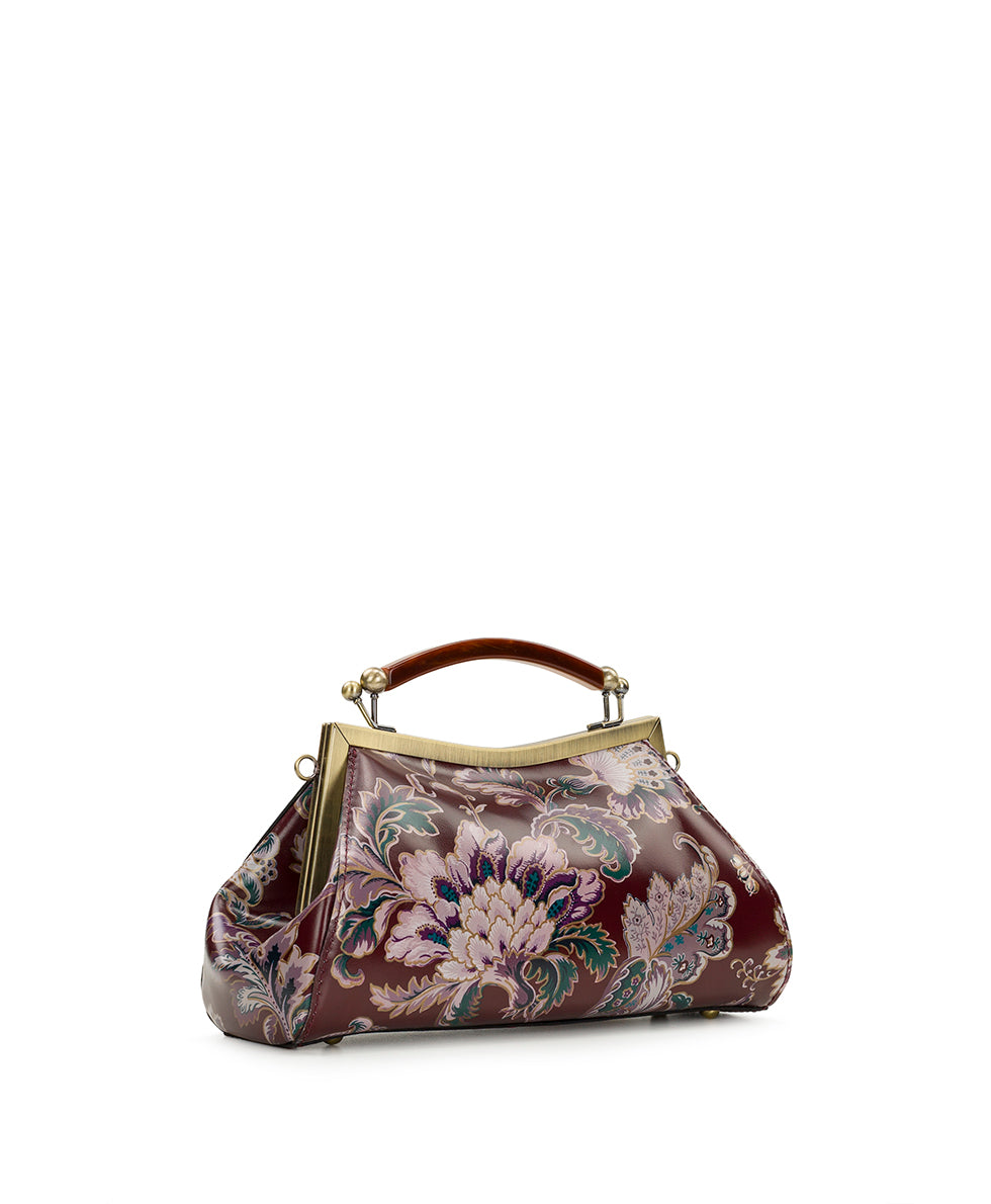 Female - Kelmscott Frame Crossbody - European Floral Tapestry - european floral tapestry - by Patricia Nash - View 3 of 4