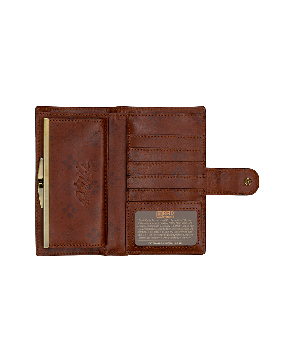 Patricia Nash Navene Leather Wallet with RFID Protection