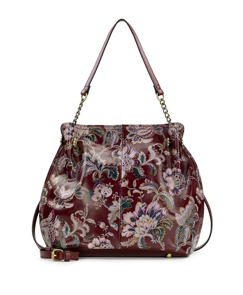 Female - Lidney Slouchy Satchel - European Floral Tapestry - european floral tapestry - by Patricia Nash - View 1 of 4