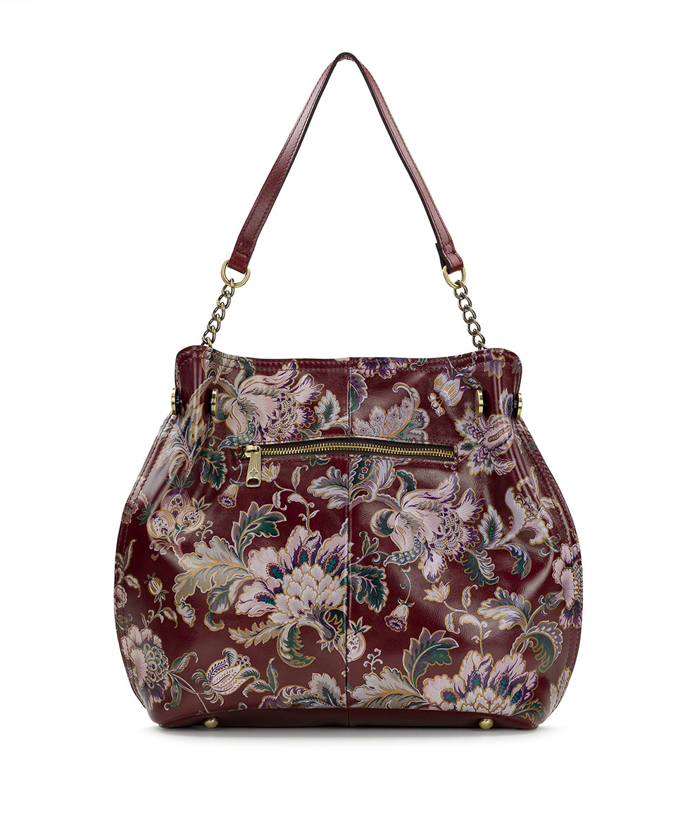 Female - Lidney Slouchy Satchel - European Floral Tapestry - european floral tapestry - by Patricia Nash - View 2 of 4
