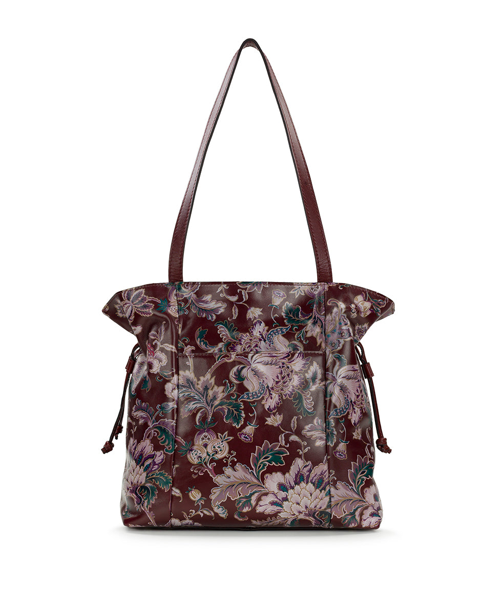 Female - Everton Tote - European Floral Tapestry - european floral tapestry - by Patricia Nash - View 2 of 5