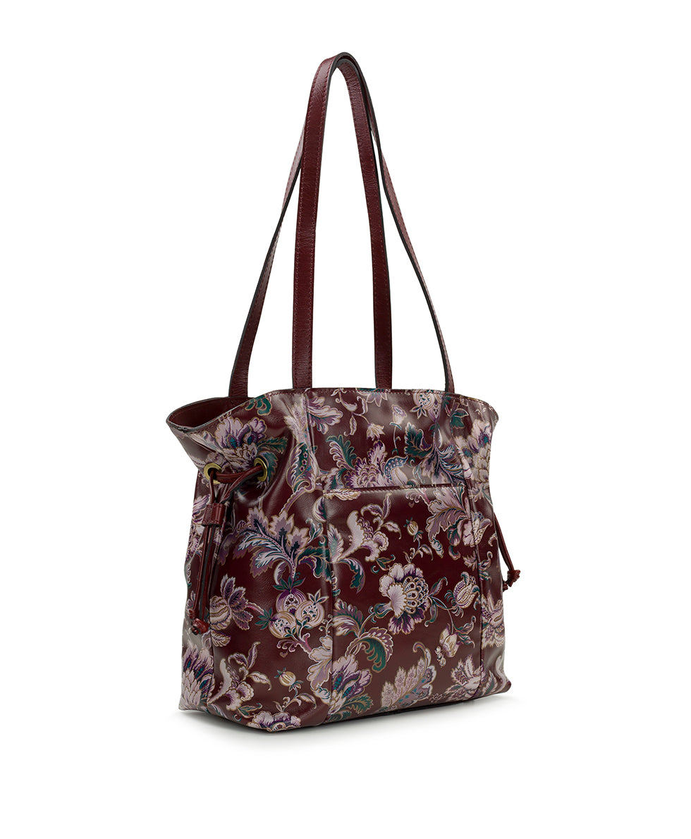 Female - Everton Tote - European Floral Tapestry - european floral tapestry - by Patricia Nash - View 3 of 5