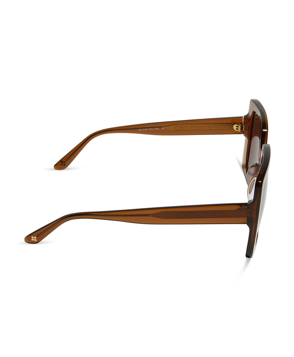 Jackie Sunglasses - Hazelnut – Patricia Nash