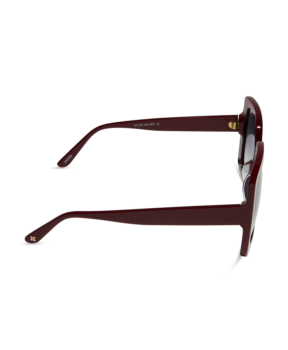 Jackie Sunglasses - Maroon - maroon - by Patricia Nash - View 3 of 8