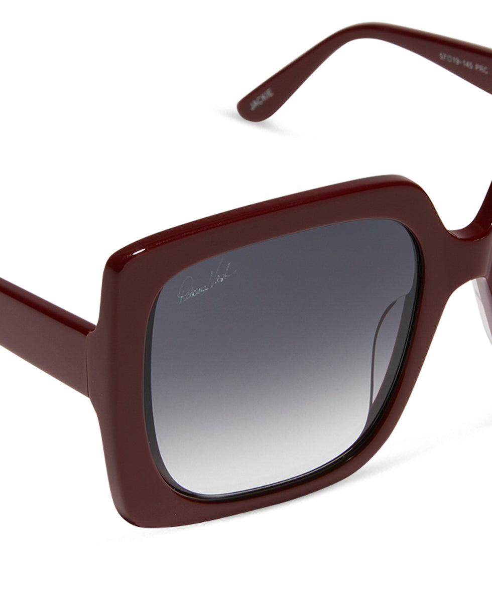 Jackie Sunglasses - Maroon - maroon - by Patricia Nash - View 4 of 8