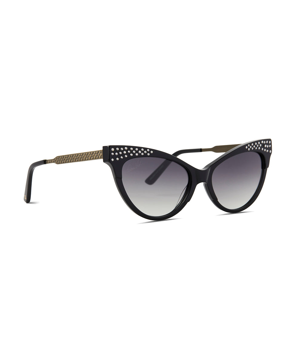 Monroe Cateye Sunglasses - Black - black - by Patricia Nash - View 2 of 9