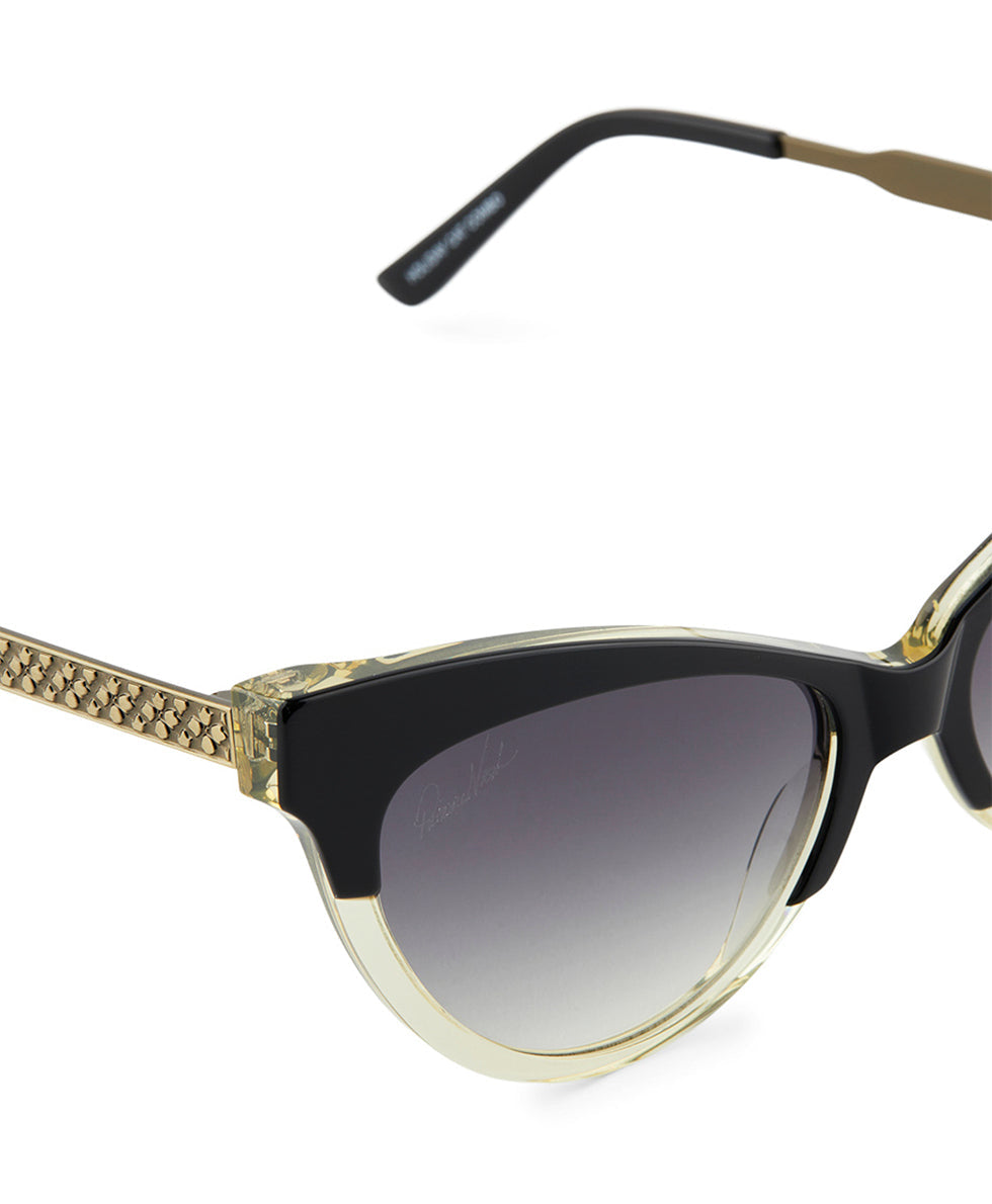 Monroe Cateye Sunglasses - Black/Champagne - champagne - by Patricia Nash - View 4 of 8