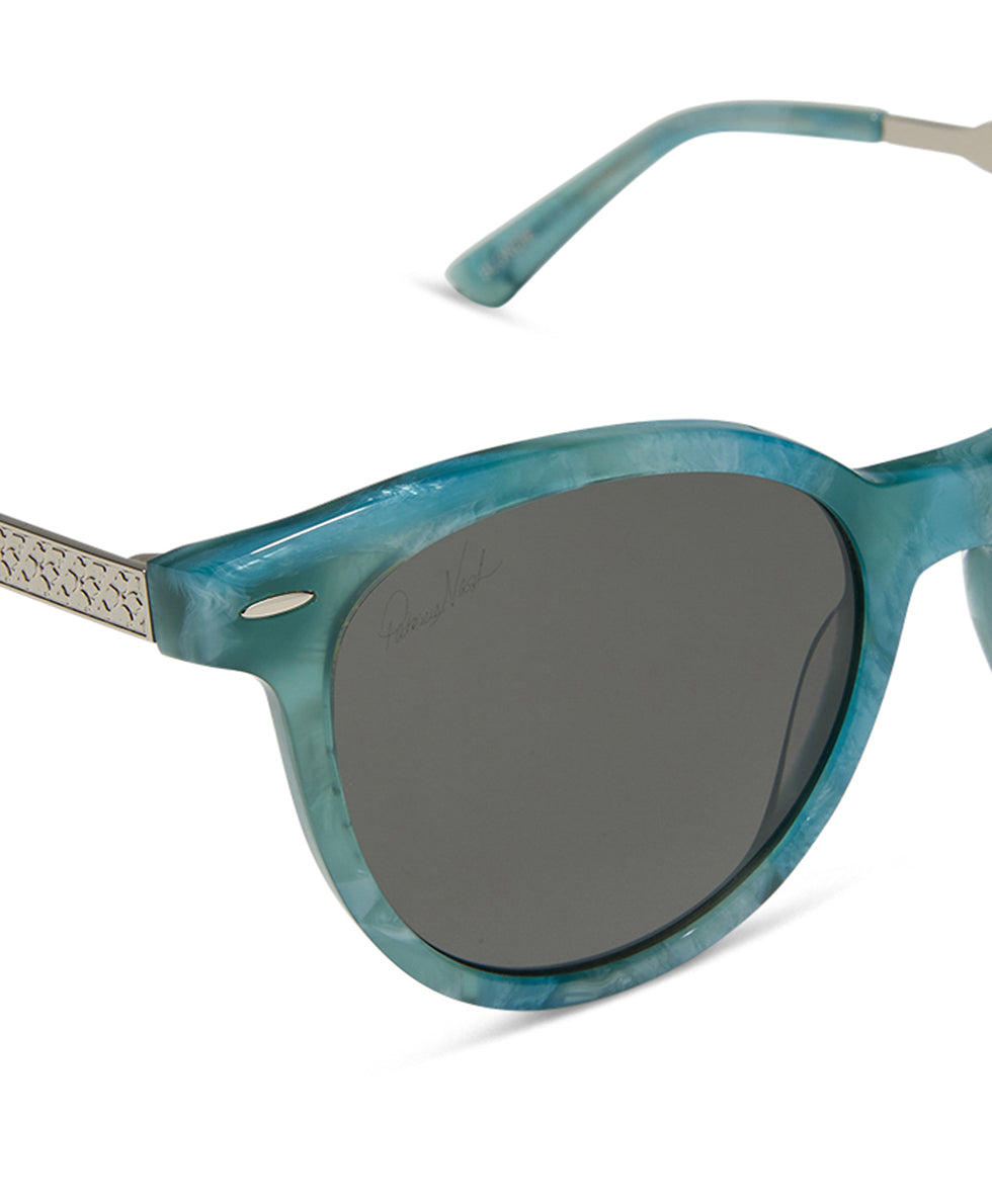 Patricia Nash Womens Gloria Gold and Wine Sunglasses Product PN01-0341-BGWGN Lena Sunglasses - Strawberry – Patricia Nash main image 2