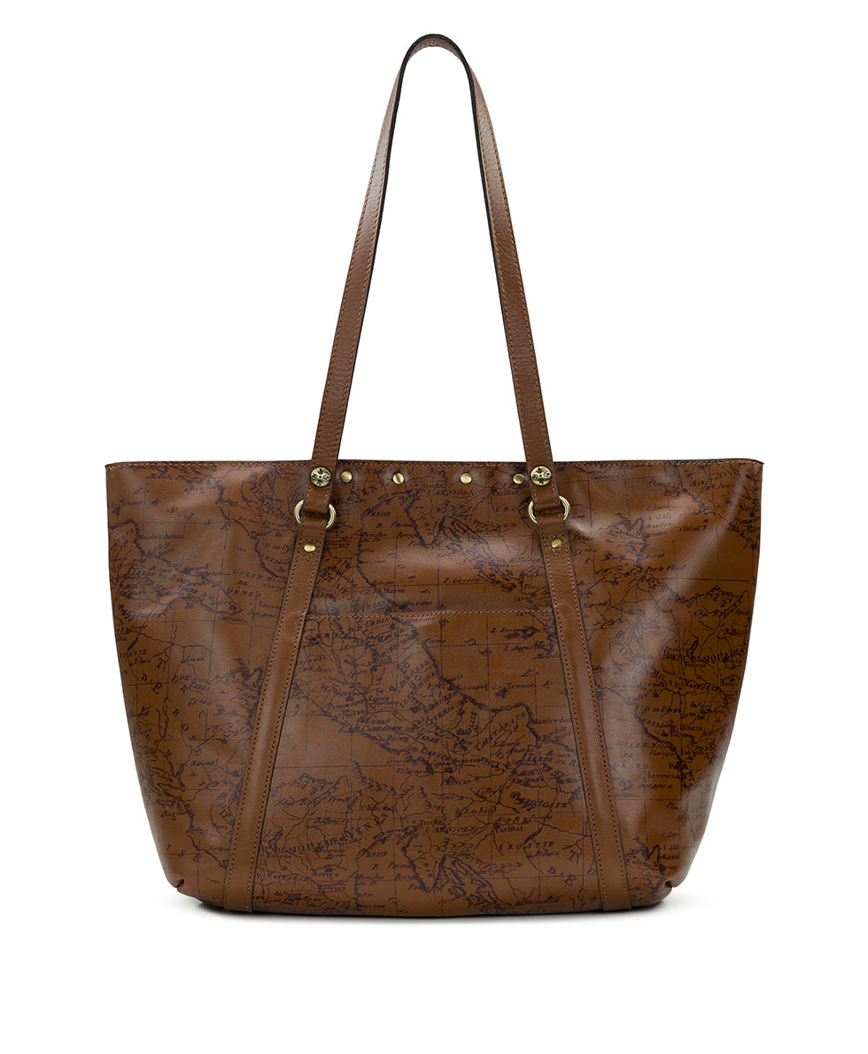 Benvenuto Tote - Signature Map Leather - signature map - by Patricia Nash - View 2 of 5