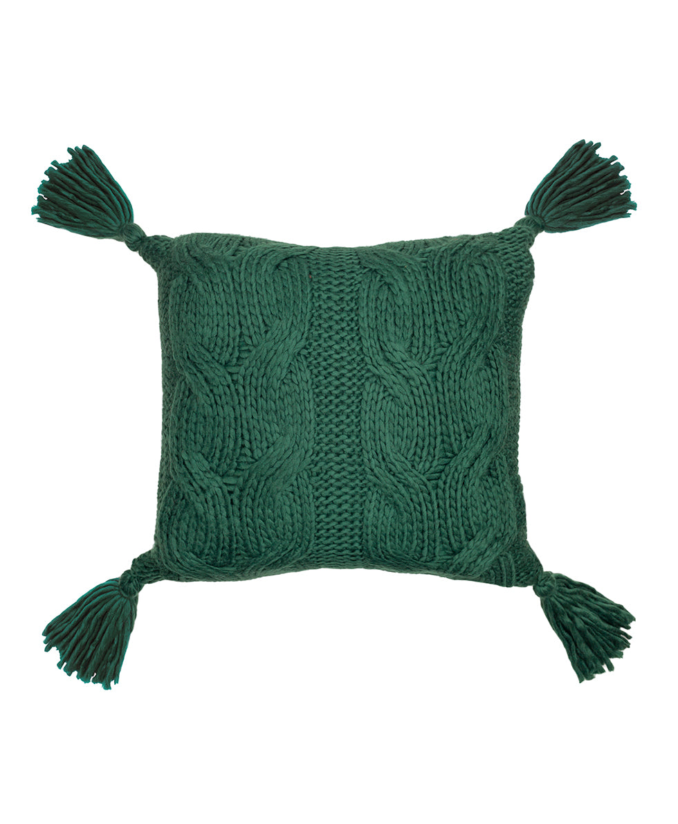 Tasseled Decorative Pillow - Signature Knit Collection - red - by Patricia Nash - View 1 of 7