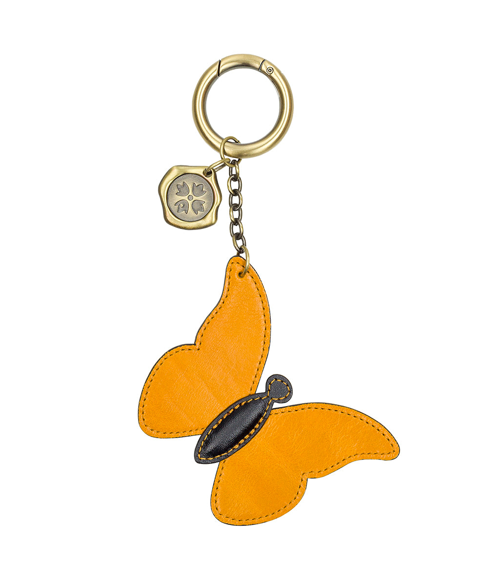  STOBOK 4 Pcs Butterfly Easy Pull Button Keychain