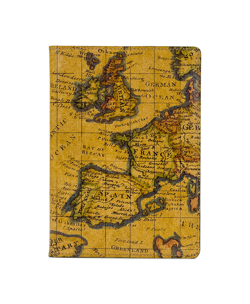 Patricia Nash European Map Print Mini Leather iPad Case - Vintage European Map
