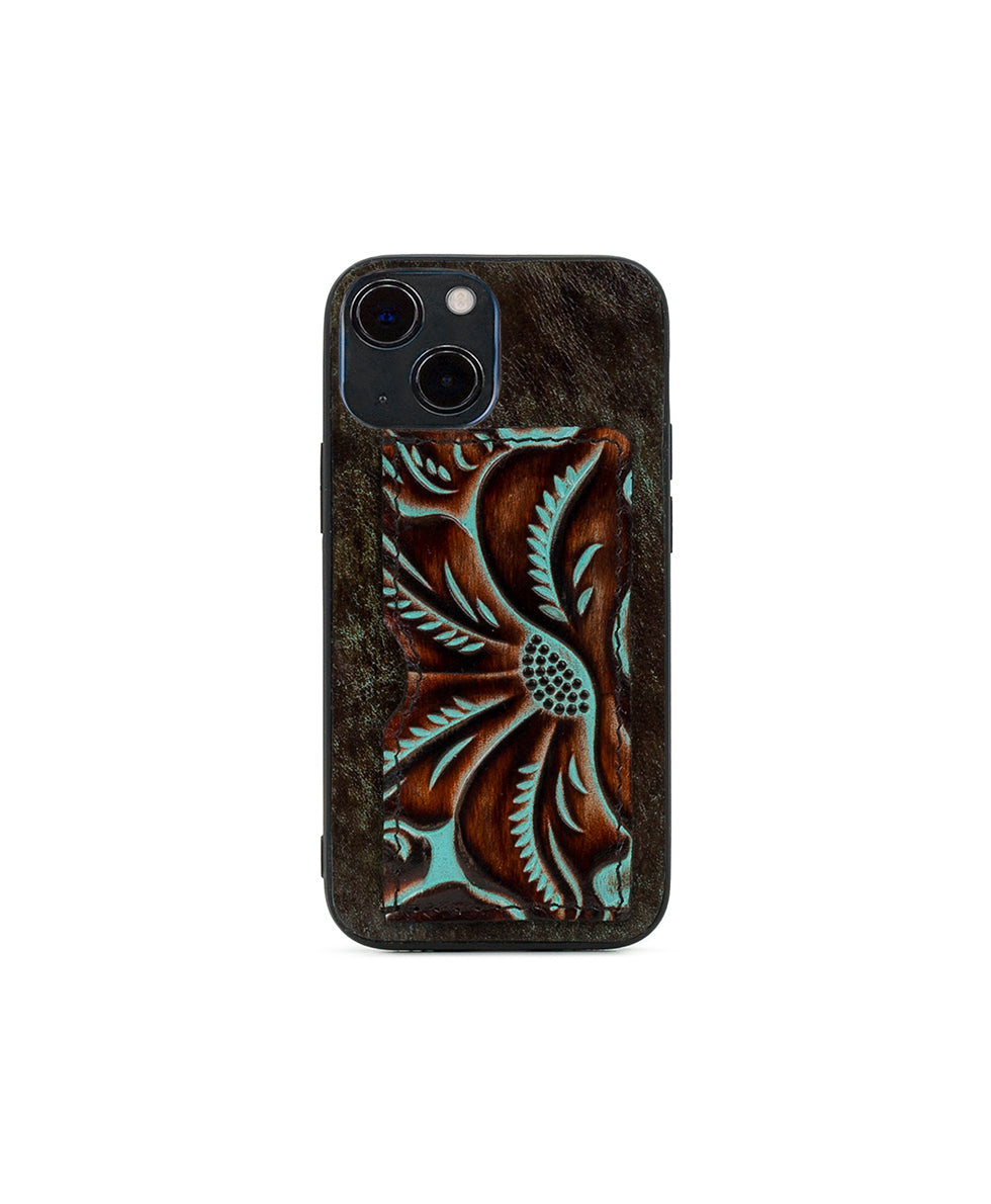 Vedetta iPhone 13 Mini Case  - Tooled Turquoise - turquoise - by Patricia Nash - View 1 of 3