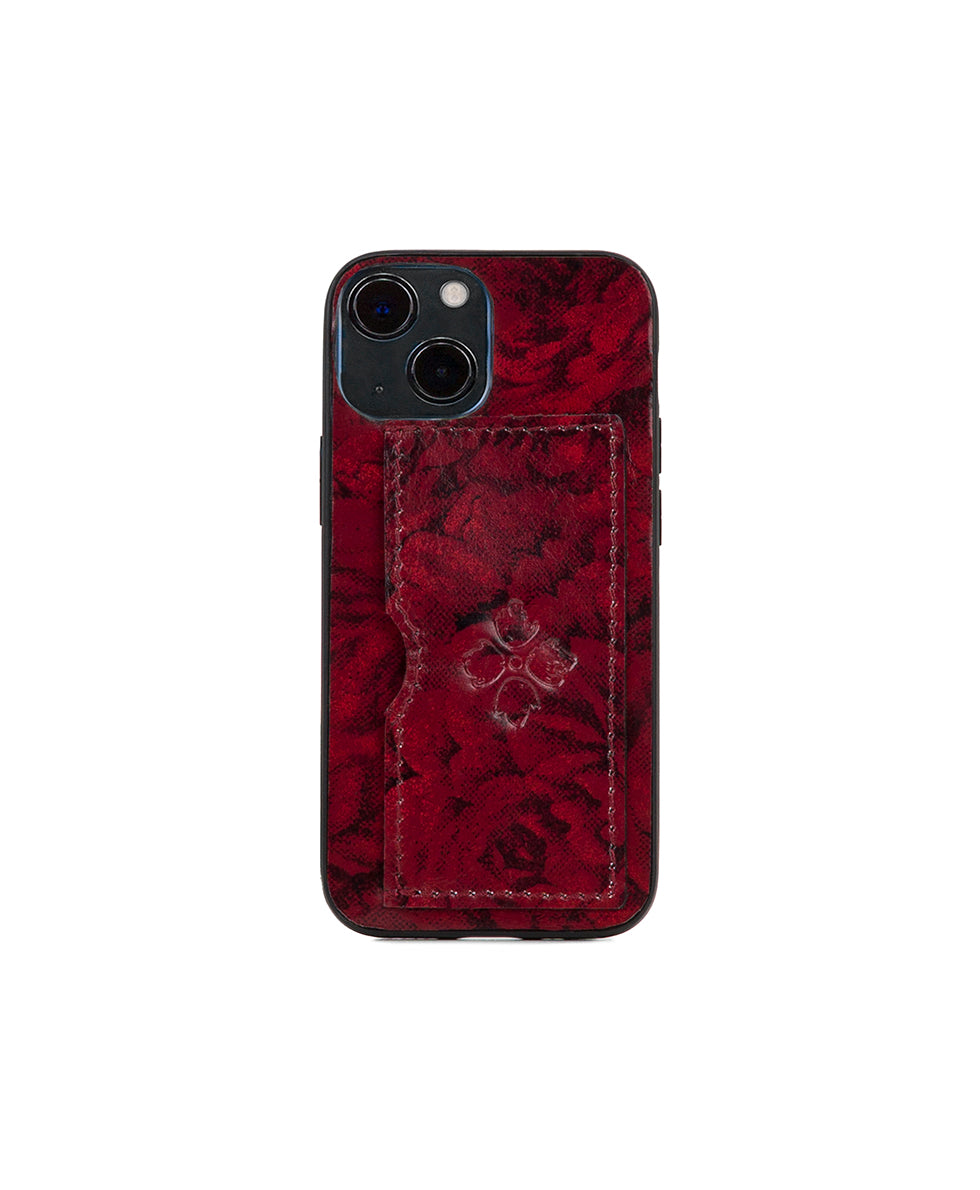 Vedetta iPhone 13 Mini Case - Etched Roses - etched roses - by Patricia Nash - View 1 of 3