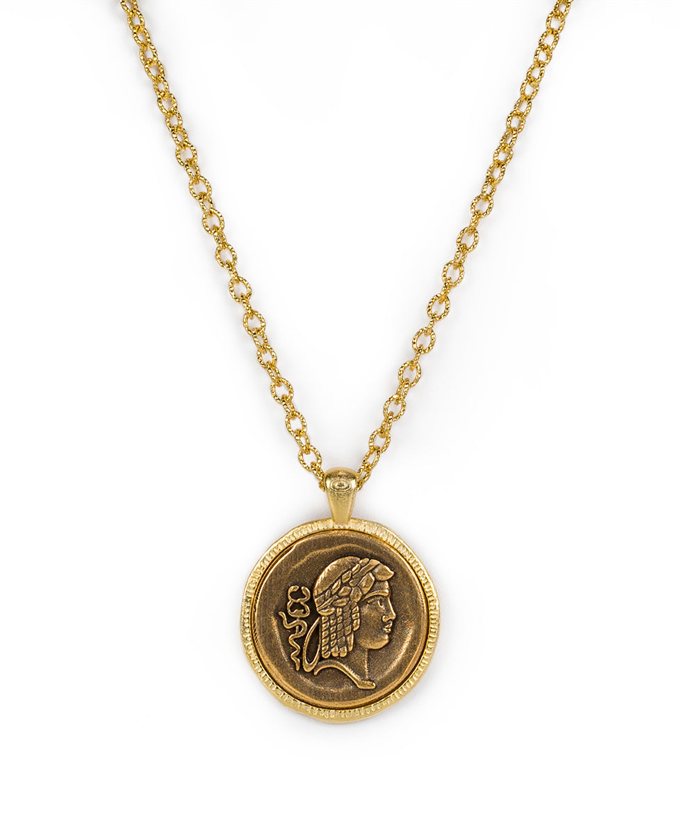 Medallion Necklace - Roman Coin – Patricia Nash