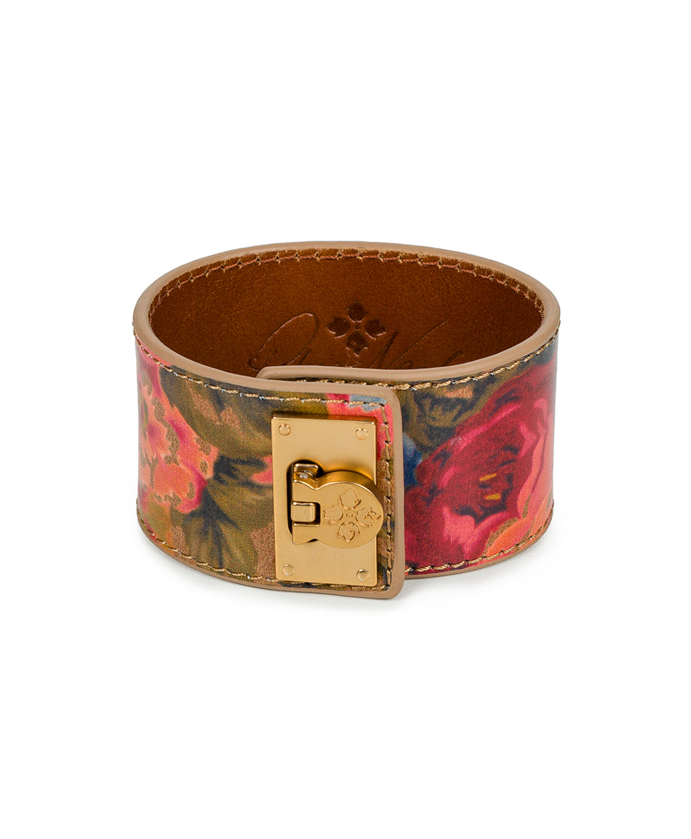 Irena Cuff Bracelet - Floral Oil Painting – Patricia Nash