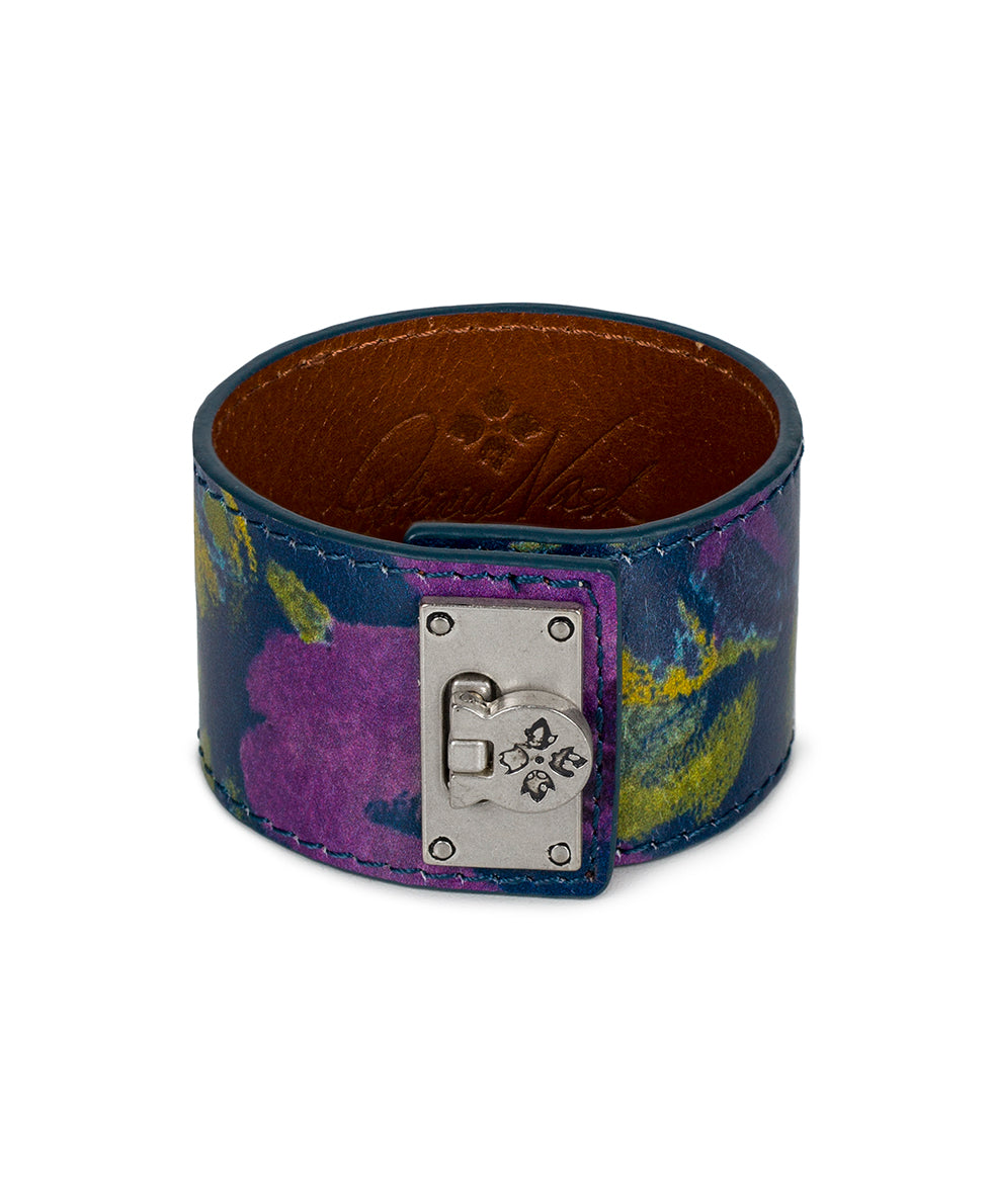 Irena Cuff Bracelet - Floral Oil Painting – Patricia Nash