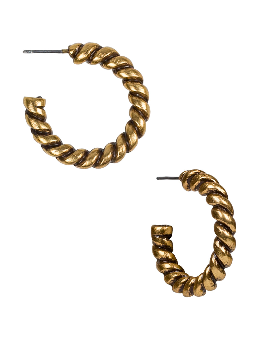 Rope Hoop Earrings