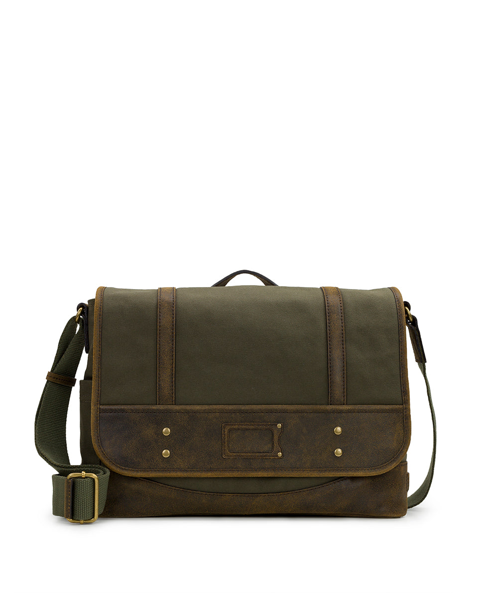 Patricia Nash Small Moto Canvas Messenger Bag