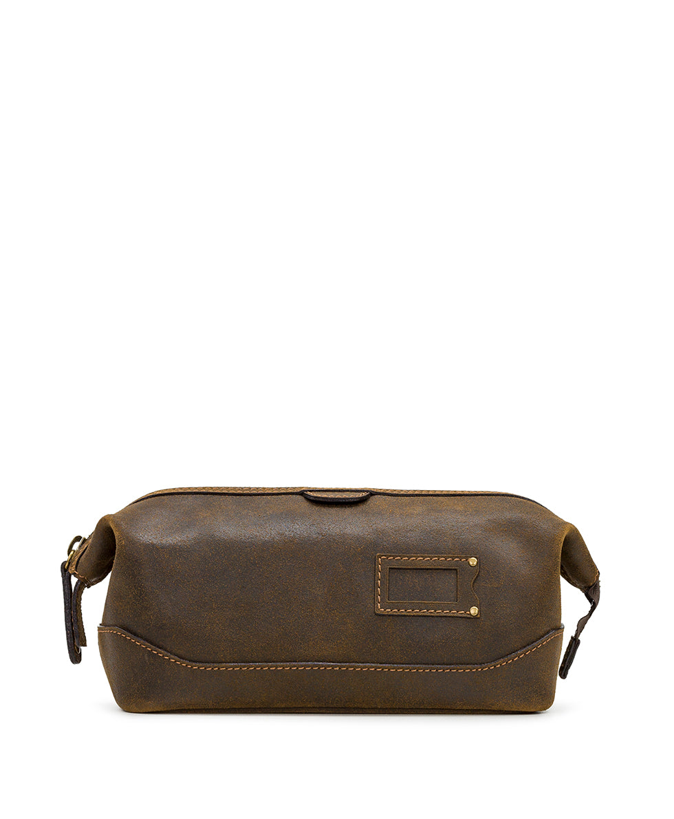 Travel Case - Moto Leather - brown - by Patricia Nash - View 1 of 3