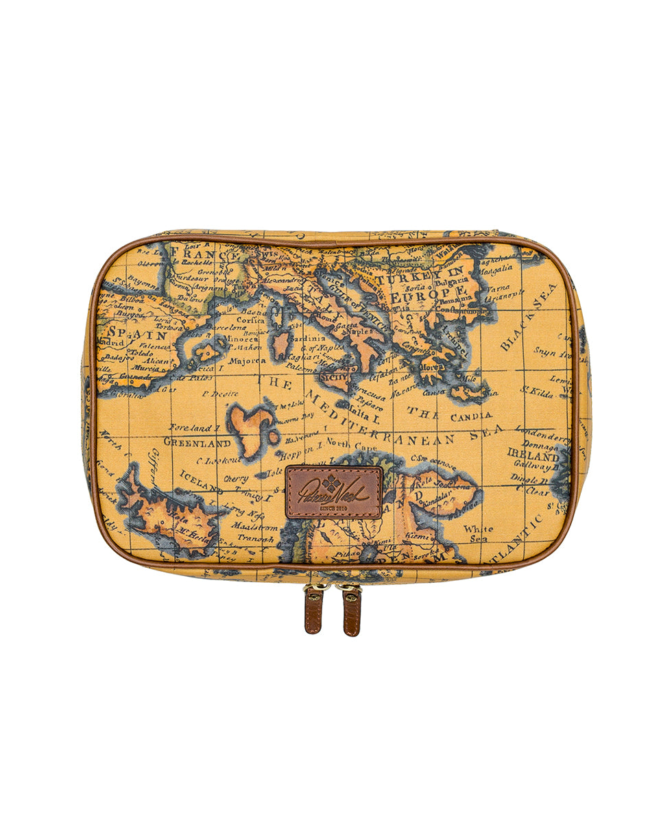 NWT Patricia Nash offers Patina Mini Cosmetic Case- European Map Print