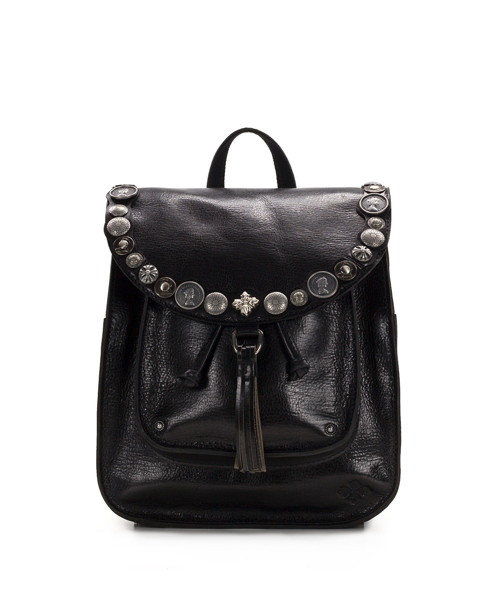 Patricia Nash Mini Backpack/ Crossbody • Distressed Glaze Collection Black