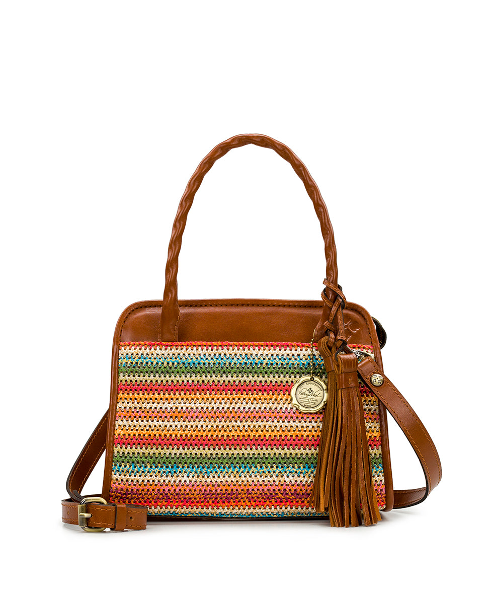 Paris Small Satchel Spanish Multi Zig Zag Patricia Nash