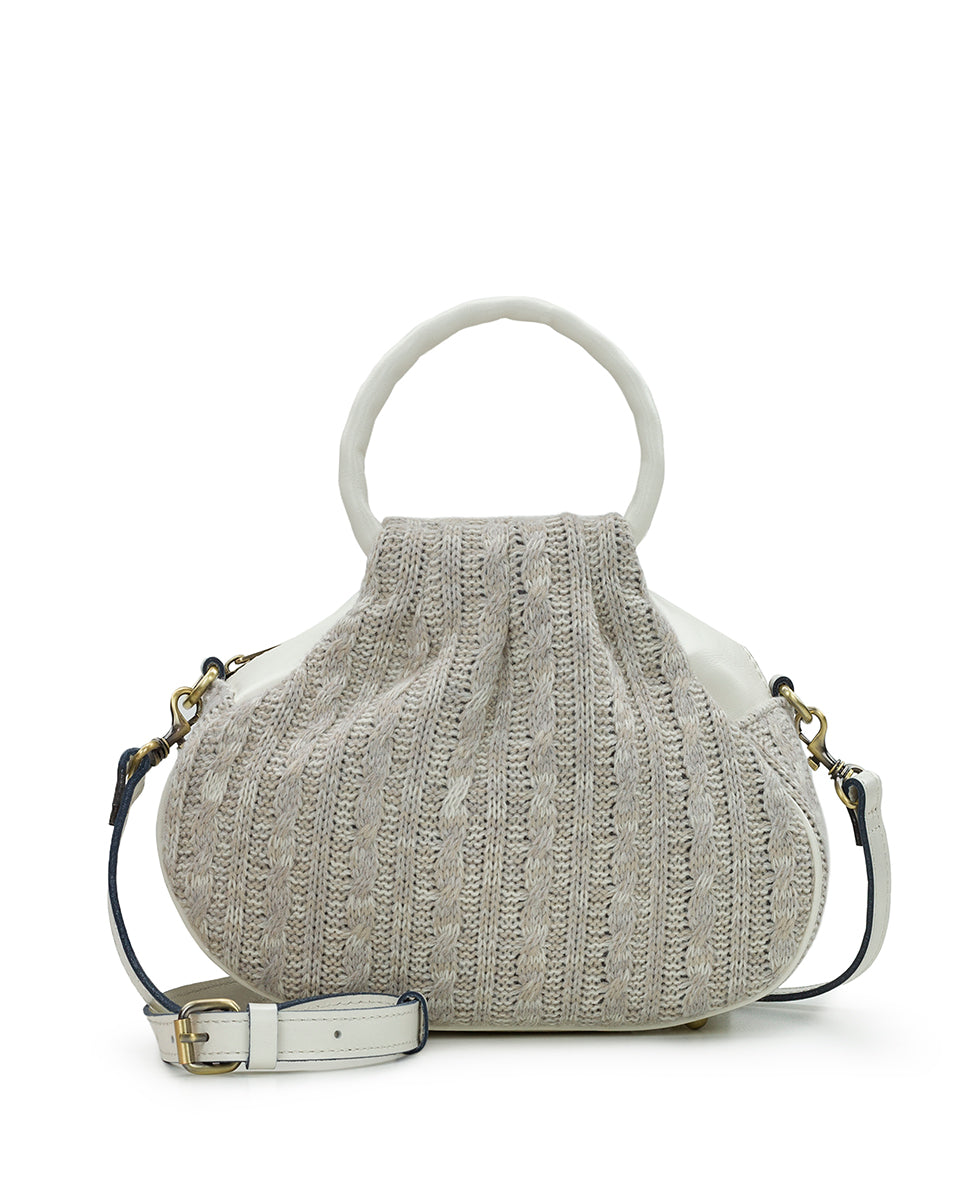 Milburn Crossbody Bag - Knitted - beige - by Patricia Nash - View 1 of 16