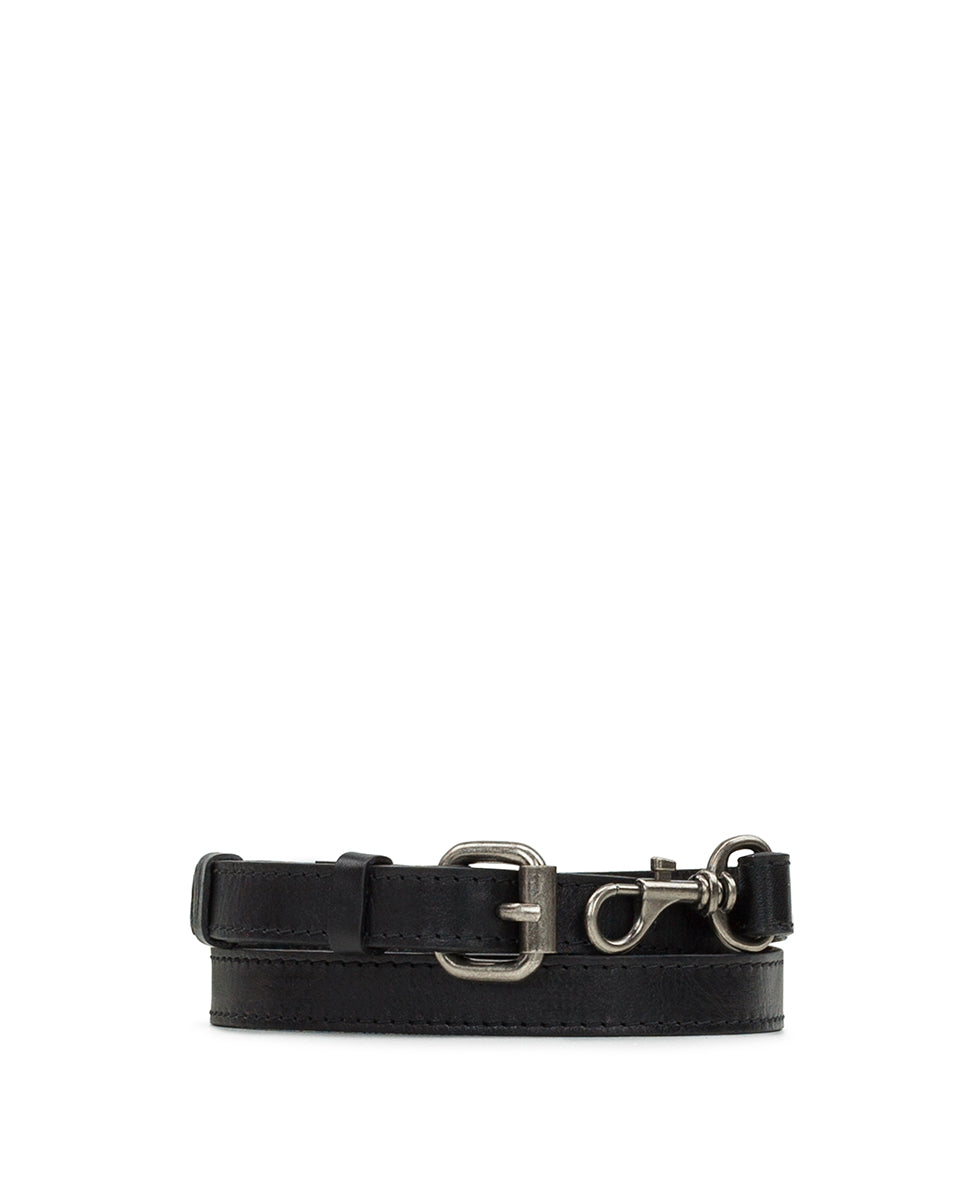 Genuine Leather Wristlet Strap, Dark Patina