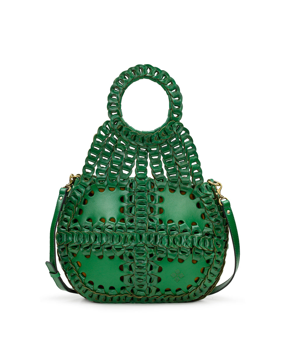 Female - Pisticci Flapover Crossbody Bag - Chainlink Leather - florence - by Patricia Nash - View 30 of 60