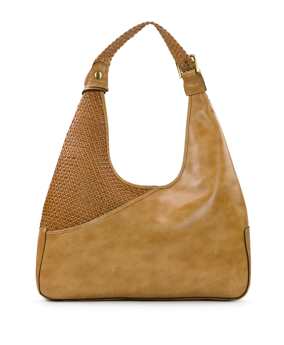 Amaya Hobo Bag - Small Woven Leather