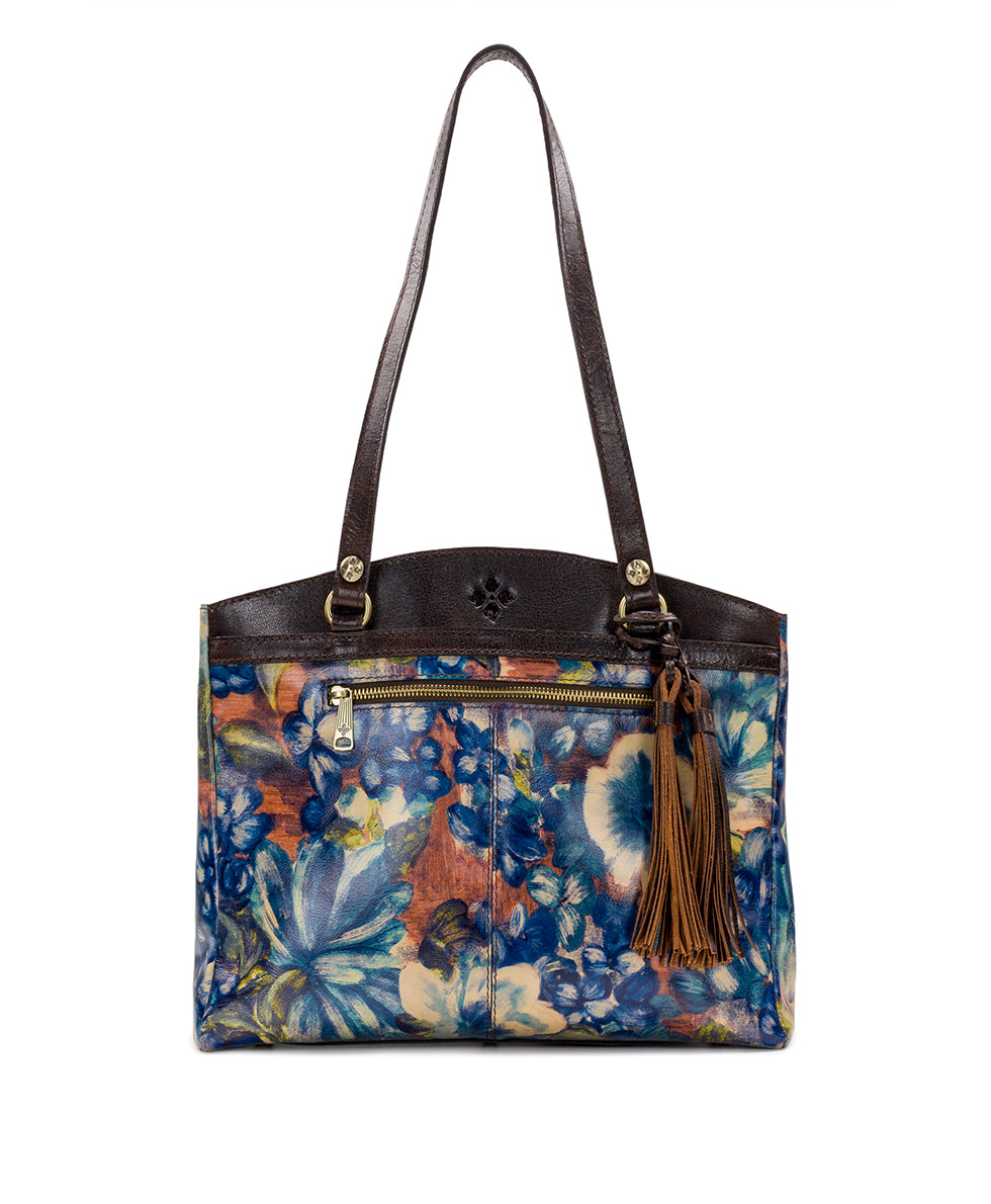 Patricia nash poppy 2024 top zip tote